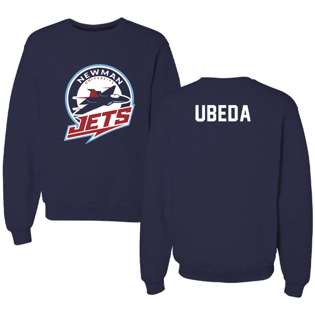 Newman University Tennis Navy Crewneck - Francisco Ubeda