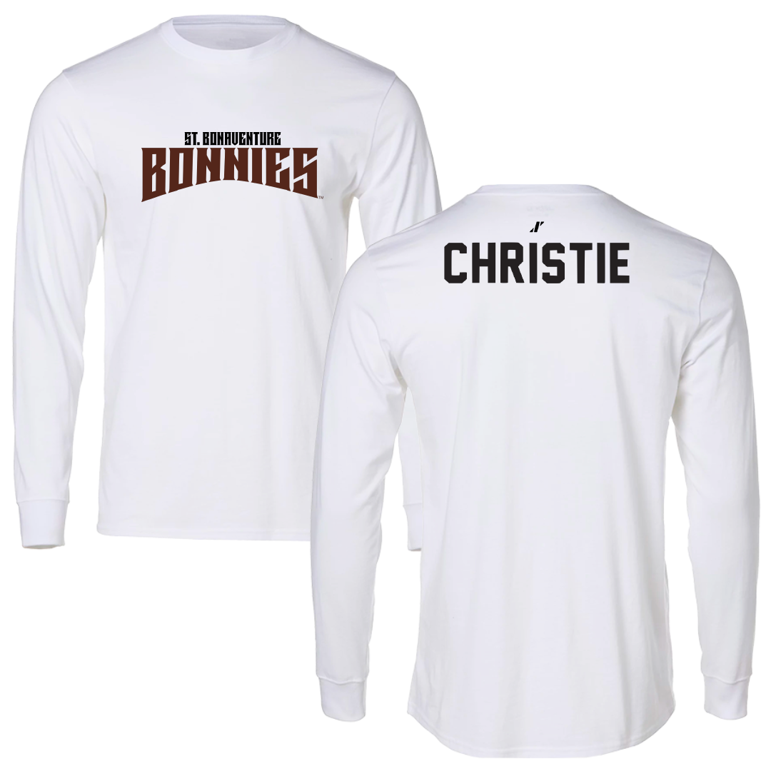 St. Bonaventure University Swimming & Diving White Classic Long Sleeve - Paris Christie