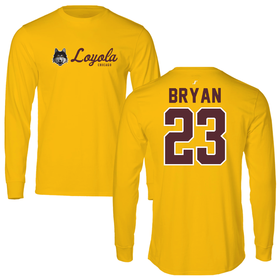 Loyola University-Chicago Soccer Gold General Long Sleeve - #23 Ava Bryan