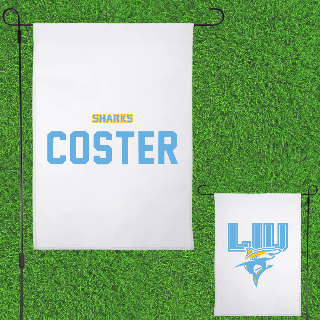 Long Island University Dance White Garden Flag - Mikayla Coster
