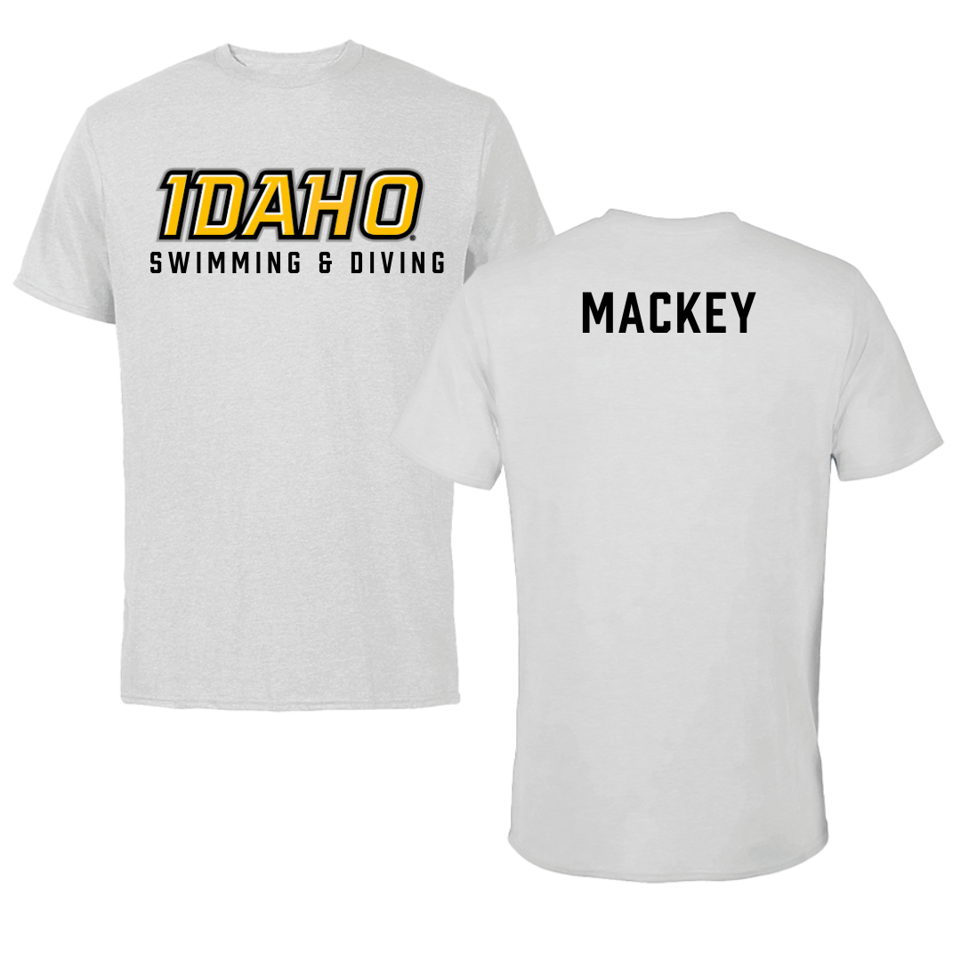 University of Idaho Swimming & Diving Gray Performance Tee - Maren Mackey