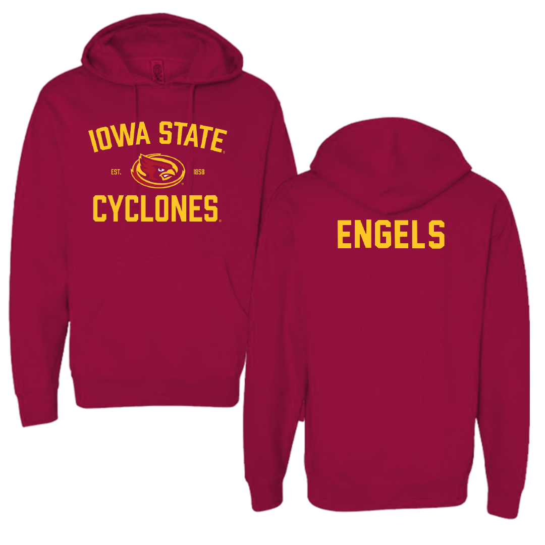 Iowa State University Gymnastics Cardinal General Hoodie - Morgan Engels