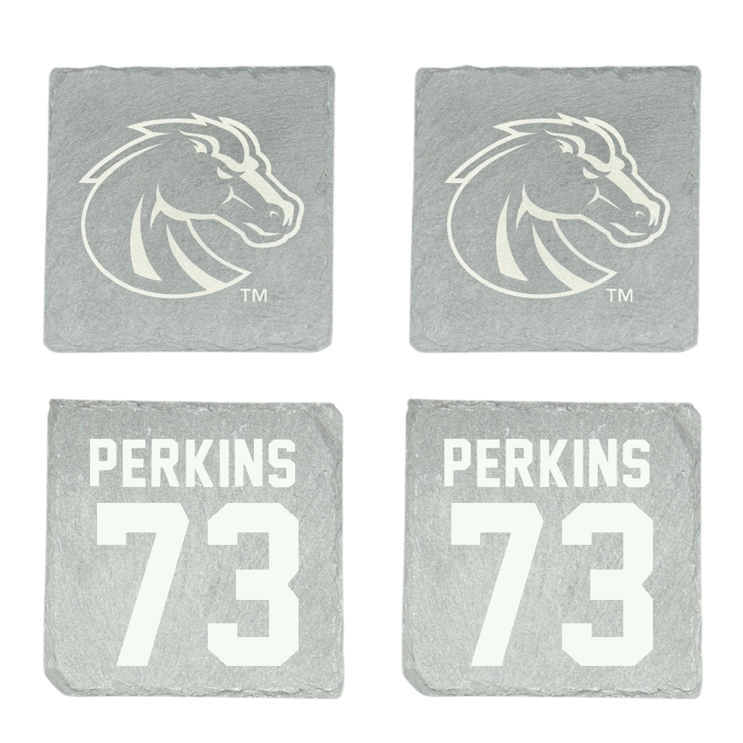 Boise State University Football Stone Coaster (4 Pack)  - #73 Parker Perkins