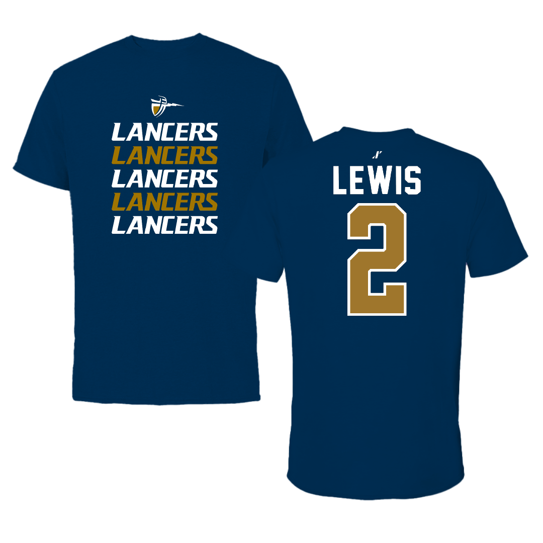 California Baptist University STUNT Navy General Performance Tee - #2 Emma Lewis