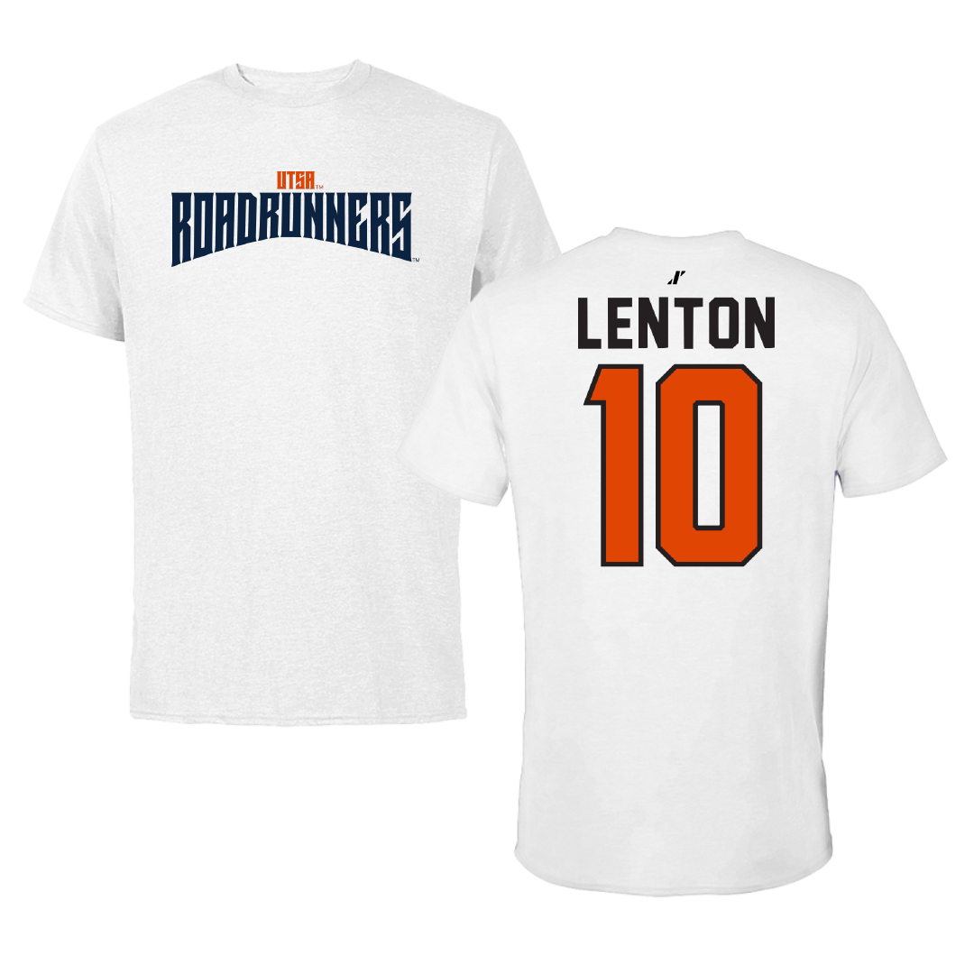 University of Texas at San Antonio Softball White Classic Performance Tee - #10 Madison Lenton