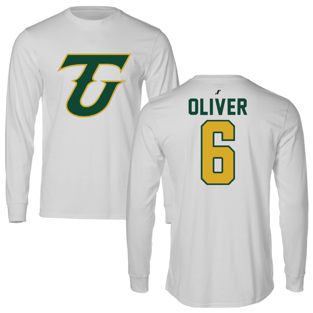 Tiffin University Soccer Light Gray Long Sleeve - #6 Freddie Oliver