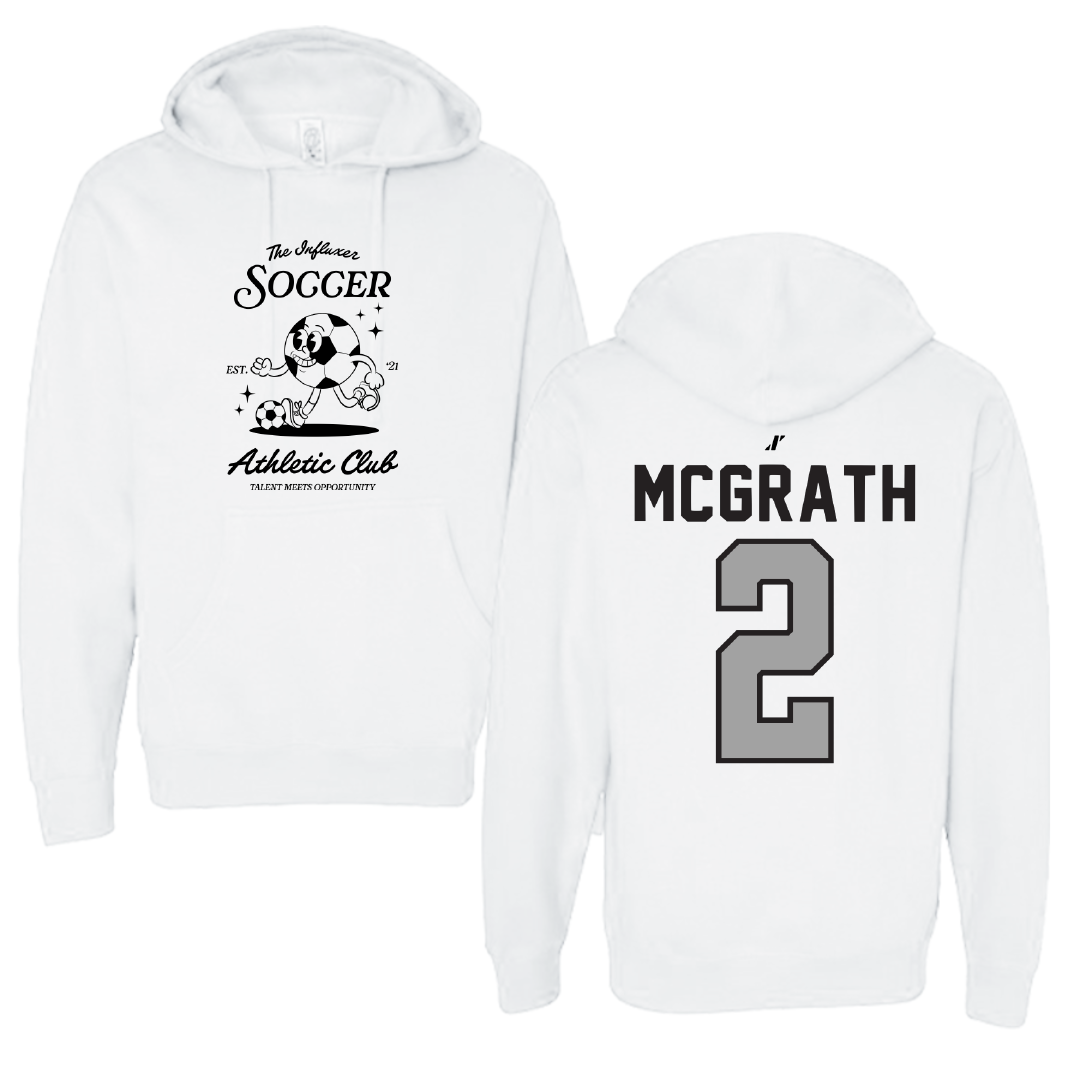 Soccer White Influxer Athletic Club Hoodie - #2 Cade McGrath