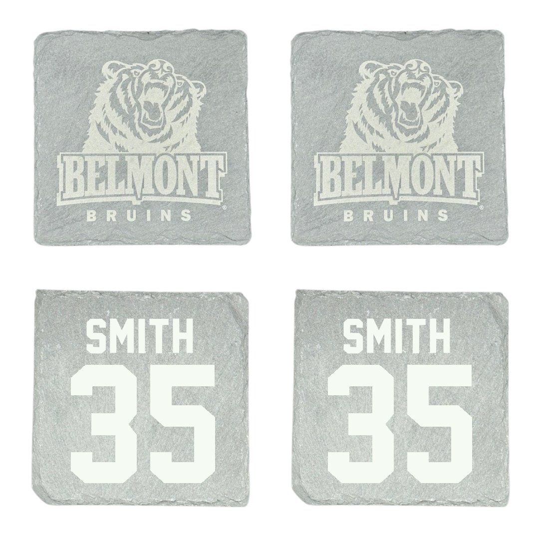 Belmont University Baseball Stone Coaster (4 Pack)  - #35 Tucker Smith
