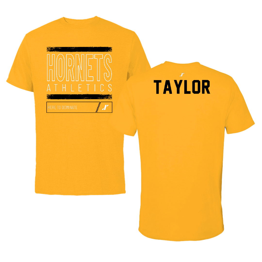 Alabama State University TF and XC Gold Dominate Tee - Wilnaya Taylor