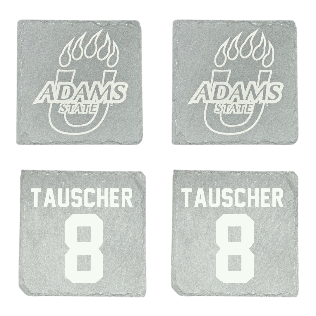 Adams State University Baseball Stone Coaster (4 Pack)  - #8 Ayden Tauscher