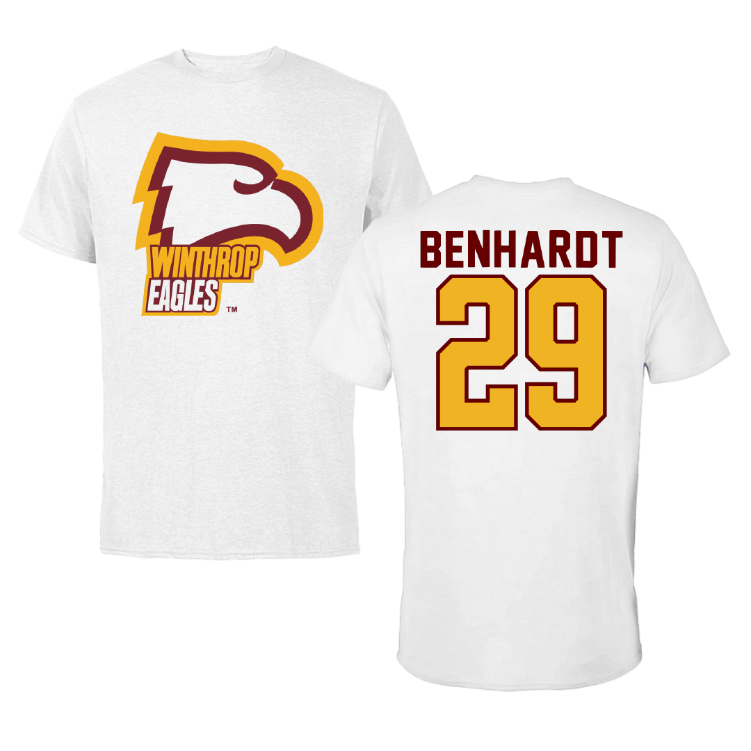 Winthrop University Baseball White Eagles Performance Tee - #29 Alan Benhardt