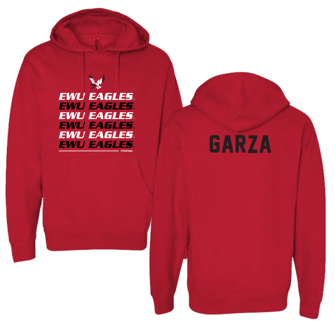 Eastern Washington University TF and XC Red General Hoodie - Kassandra Garza