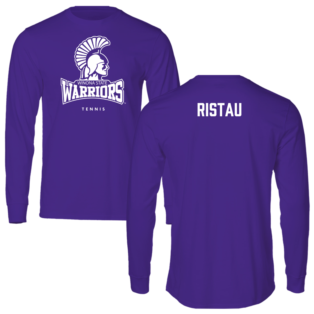 Winona State University Tennis Purple Performance Long Sleeve - Lainy Ristau