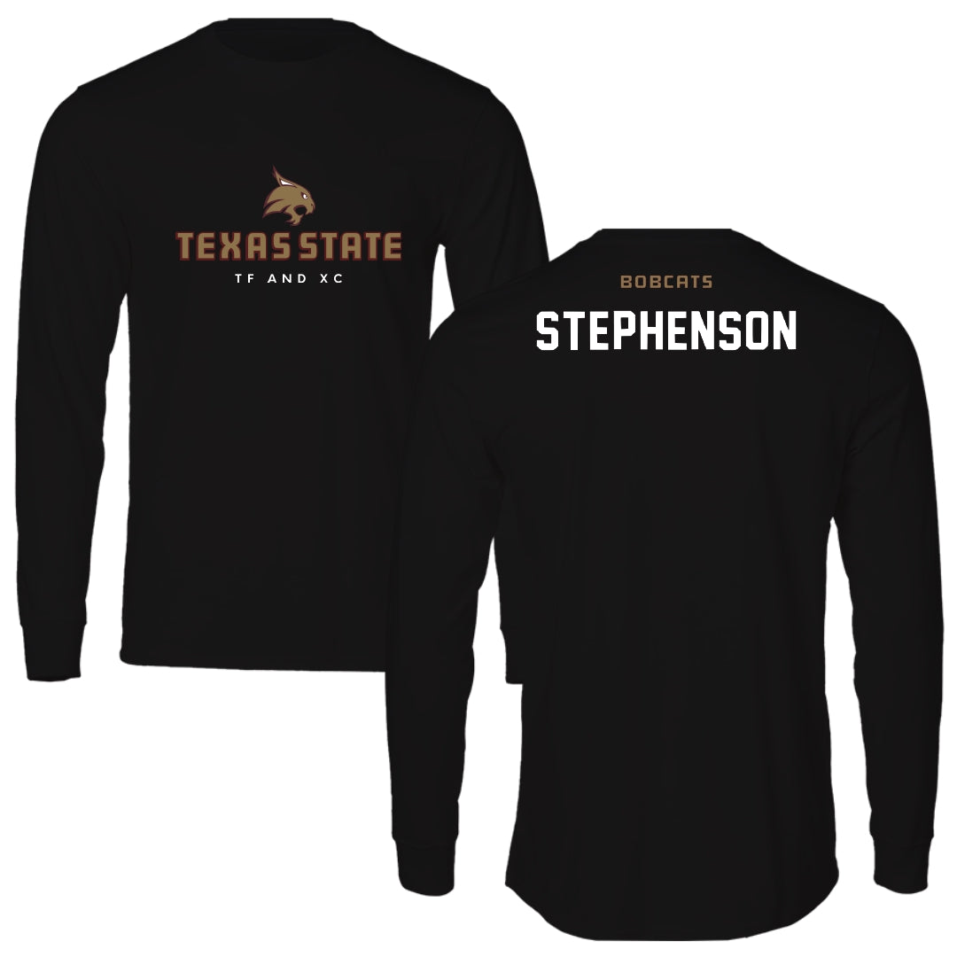 Texas State University TF and XC Black Long Sleeve - Raegan Stephenson