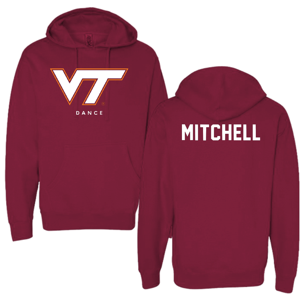 Virginia Tech Dance Maroon Hoodie - Aislin Mitchell