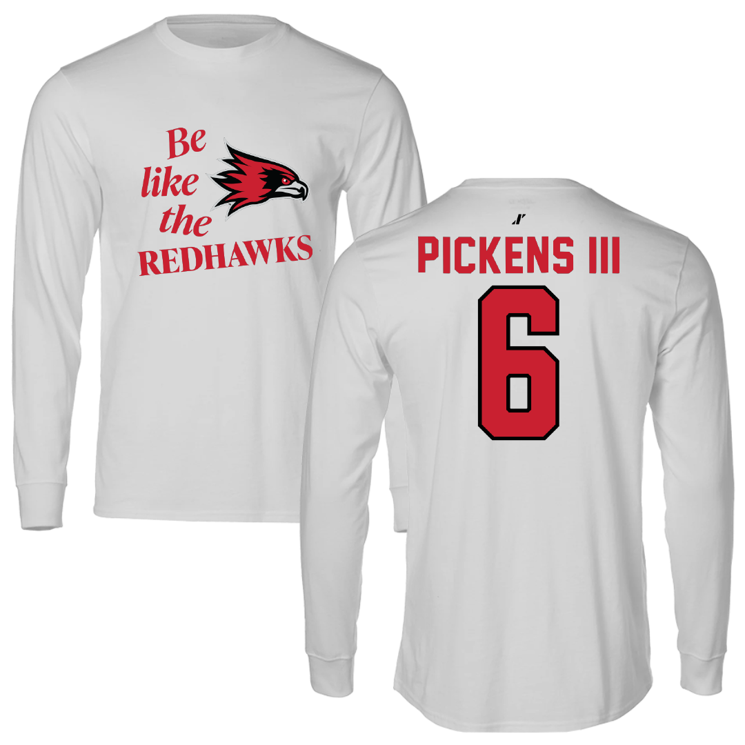 Southeast Missouri State University Football Light Gray Be Like Us Performance Long Sleeve - #6 Henry Pickens III
