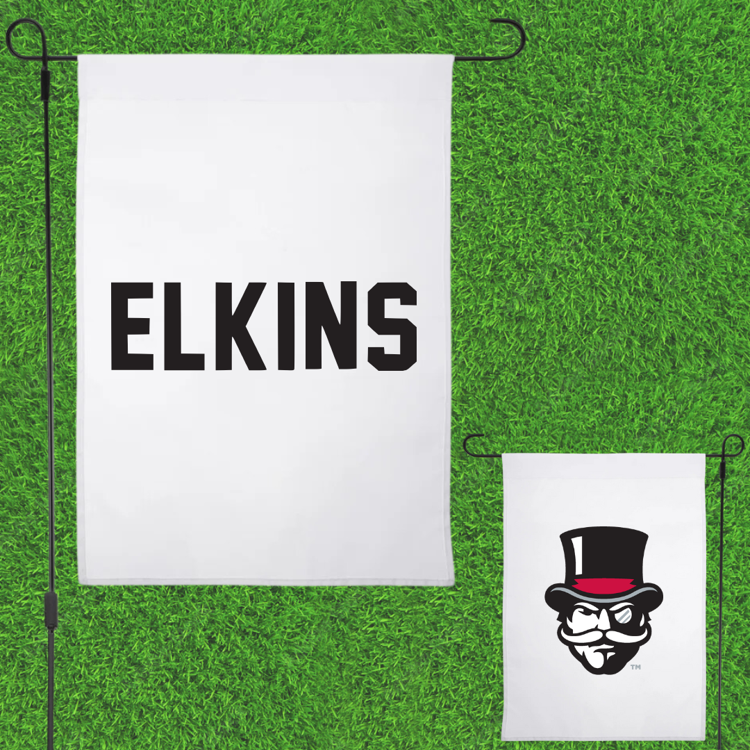 Austin Peay State University Golf White Garden Flag - Parker Elkins