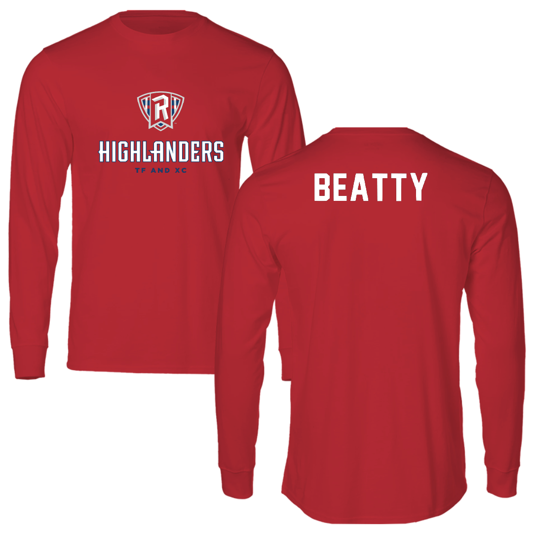 Radford University TF and XC Red Performance Long Sleeve - Sela Beatty
