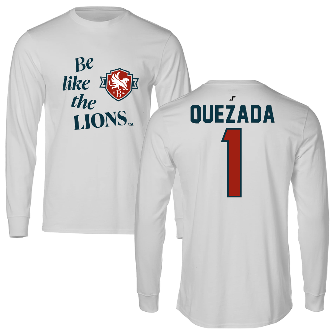 Bethesda University Basketball Light Gray Be Like Us Long Sleeve - #1 Serina Quezada