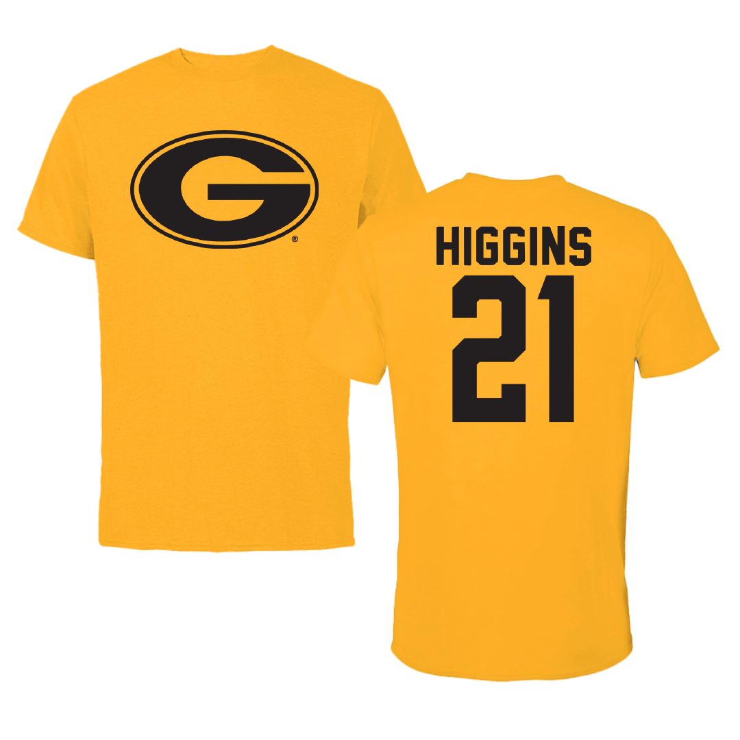 Grambling State University Softball Gold Tee - #21 Christalyn Higgins
