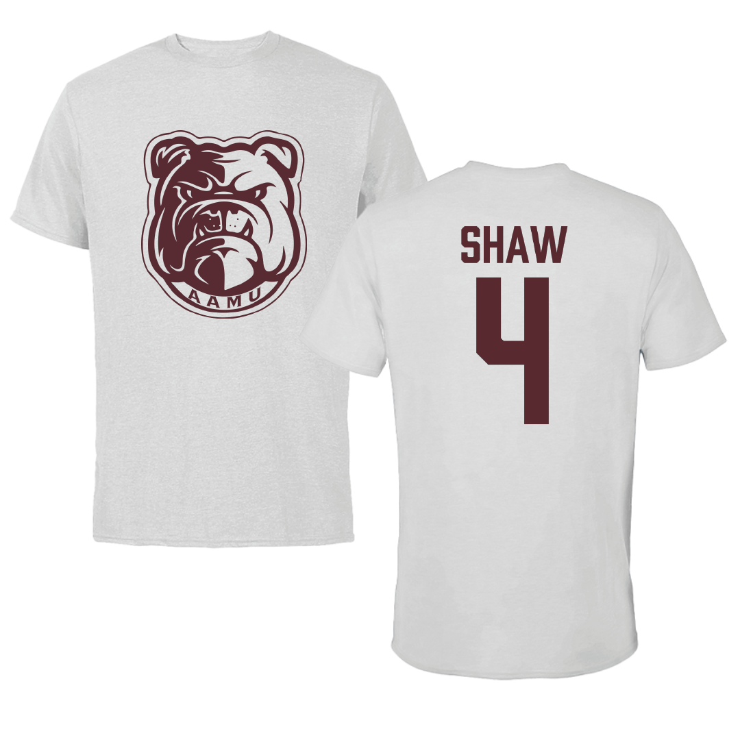 Alabama A&M University Volleyball Light Gray Tee - #4 Caitlin Shaw