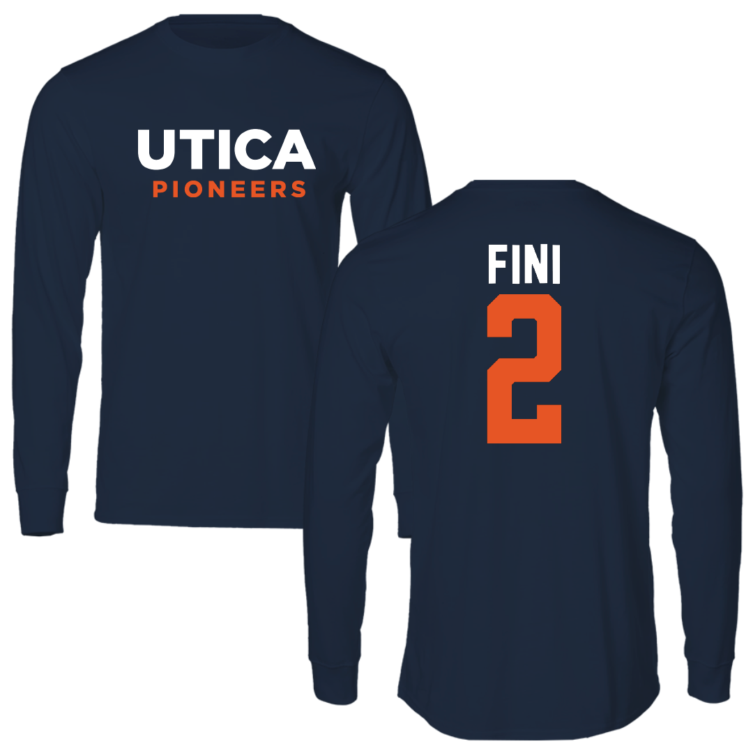 Utica University Soccer Navy Long Sleeve - #2 Sofia Fini