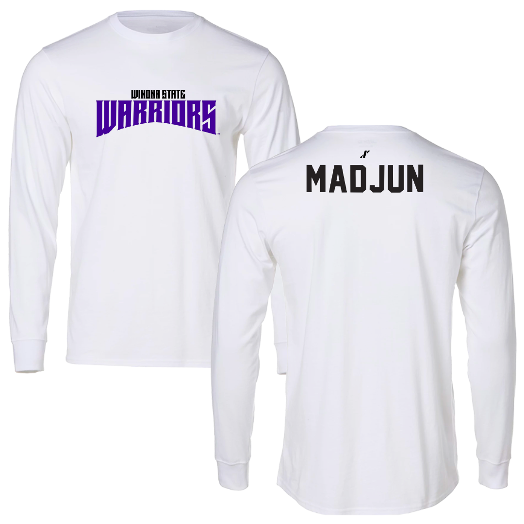 Winona State University Tennis White Classic Long Sleeve - Alexandra Madjun