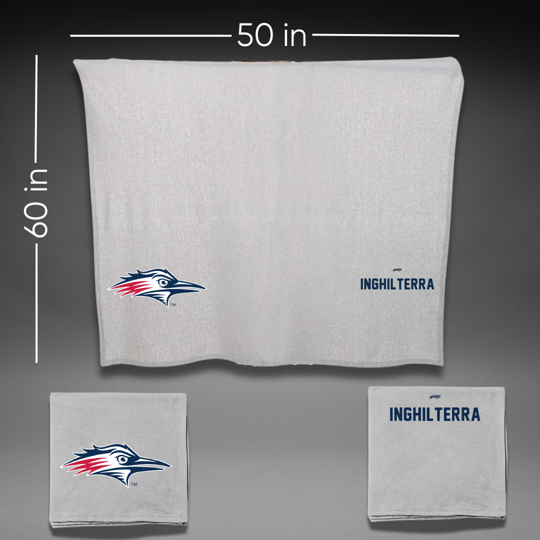 Metropolitan State University of Denver Tennis Gray Blanket - Enzo Inghilterra