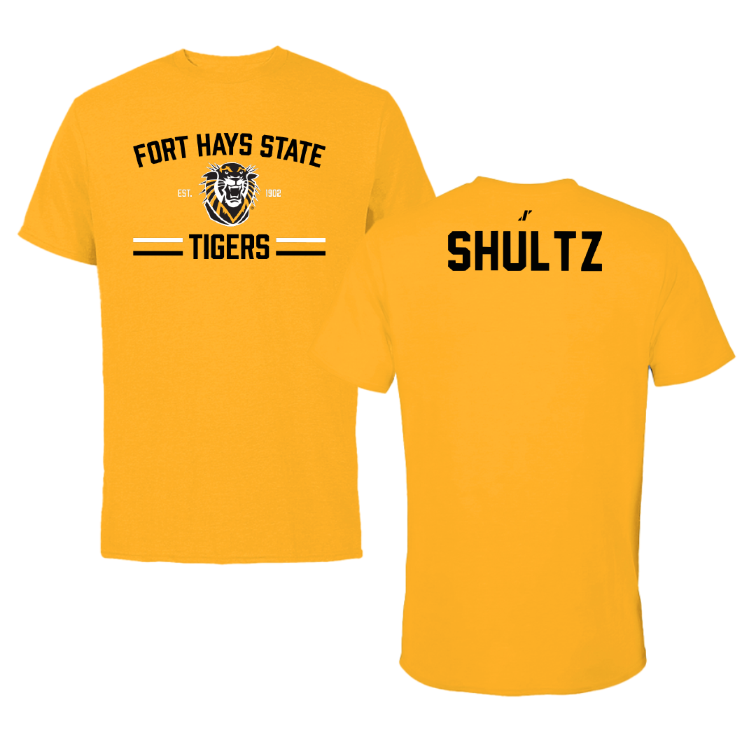 Fort Hays State University Wrestling Gold General Performance Tee - Sophia Shultz