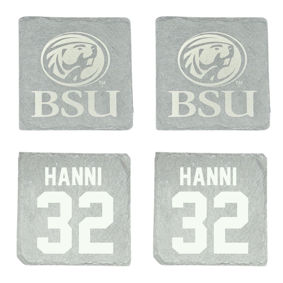 Bemidji State University Basketball Stone Coaster (4 Pack)  - #32 Janette Hanni