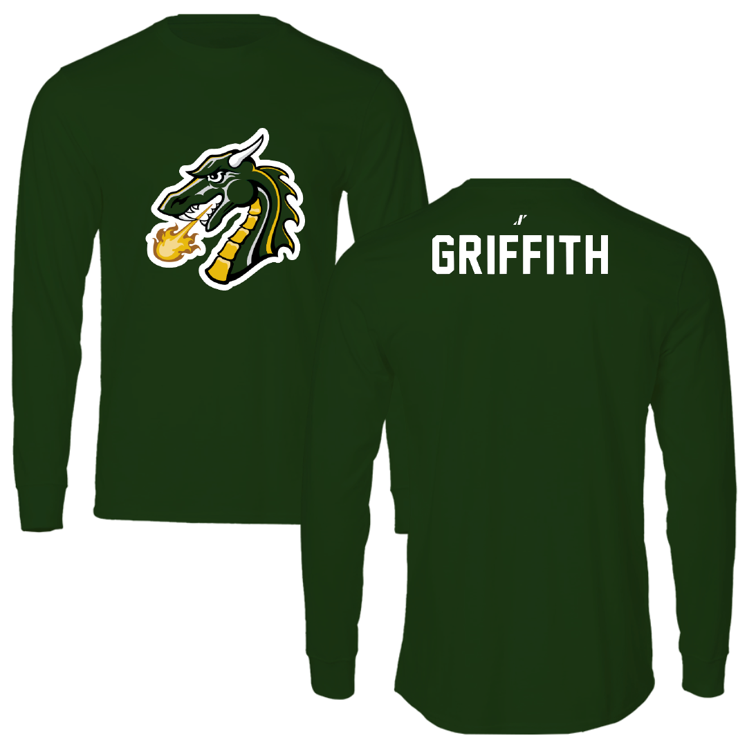 Tiffin University Wrestling Forest Green Long Sleeve - Alex Griffith