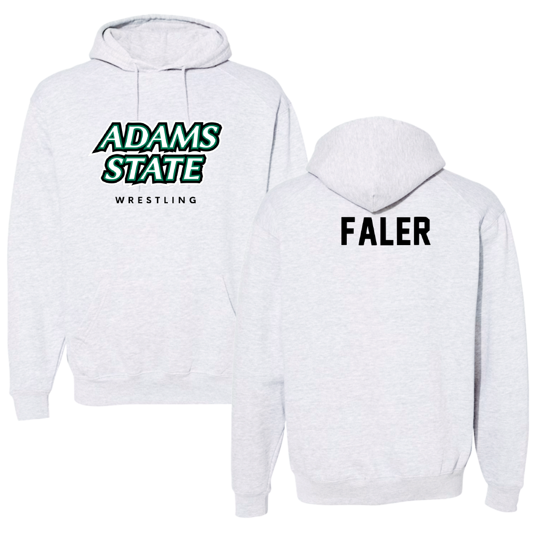 Adams State University Wrestling Gray Block Hoodie - Paige Faler
