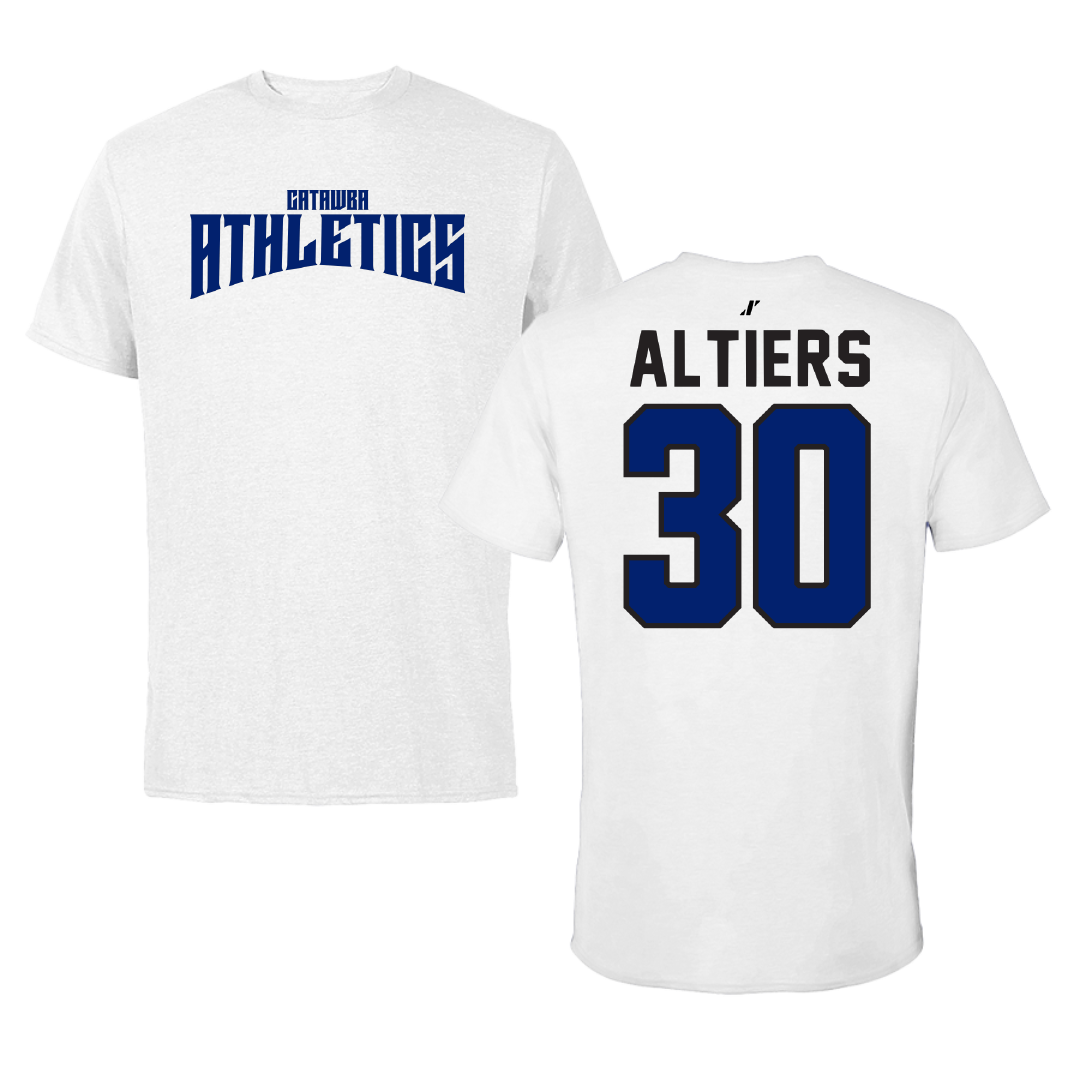 Catawba College Softball White Classic Tee - #30 Maddy Altiers