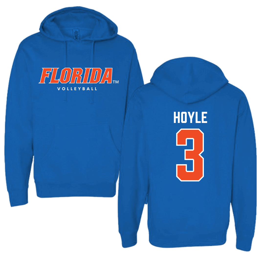 University of Florida Volleyball Royal Blue Hoodie - #3 Emerson Hoyle