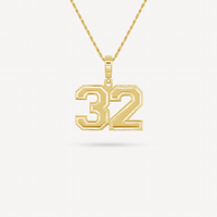 Gold Presidents Pendant and Chain - #32 Gracee Hess