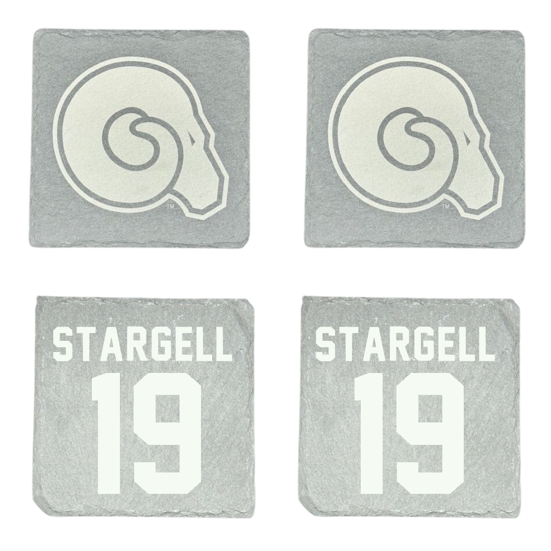 Albany State University Baseball Stone Coaster (4 Pack)  - #19 Seth Stargell