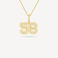 Gold Presidents Pendant and Chain - #58 Jamond Mathis