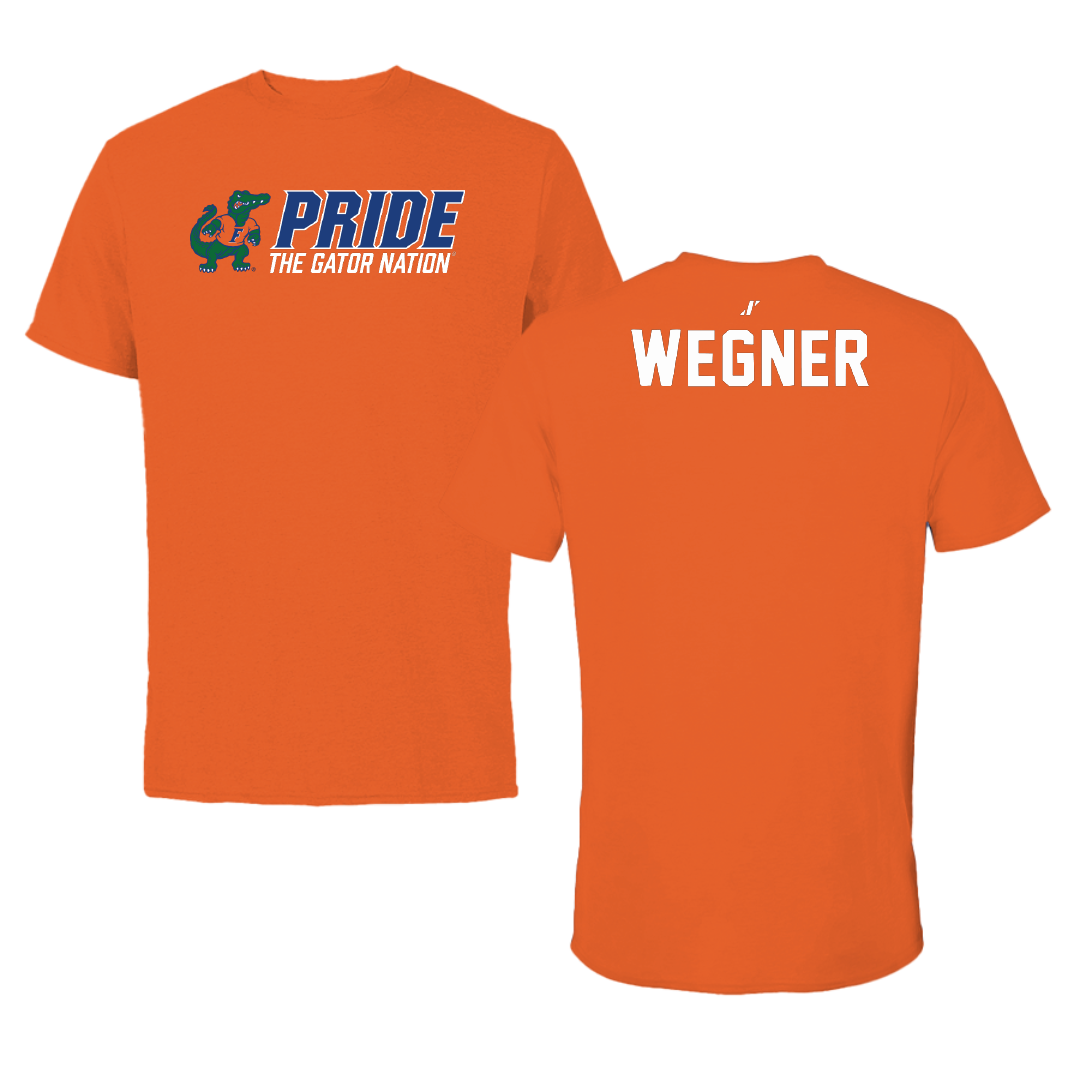 University of Florida Swimming & Diving Orange General Tee - Brandon Wegner