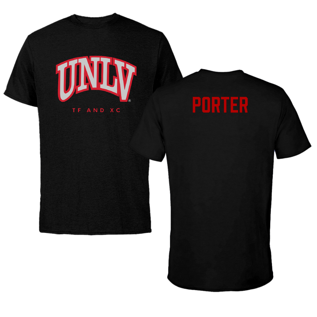 University of Nevada-Las Vegas TF and XC Black Tee - Kennedi Porter