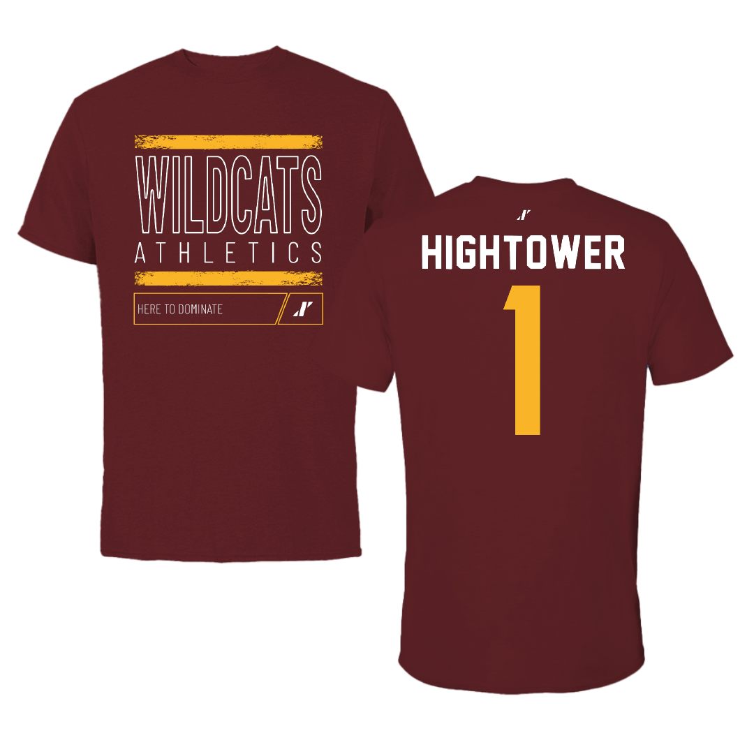 Bethune-Cookman University Volleyball Maroon Dominate Tee - #1 Niara Hightower