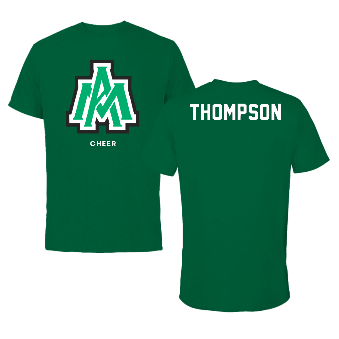 University of Arkansas-Monticello Cheer Green Performance Tee - Sarah Thompson