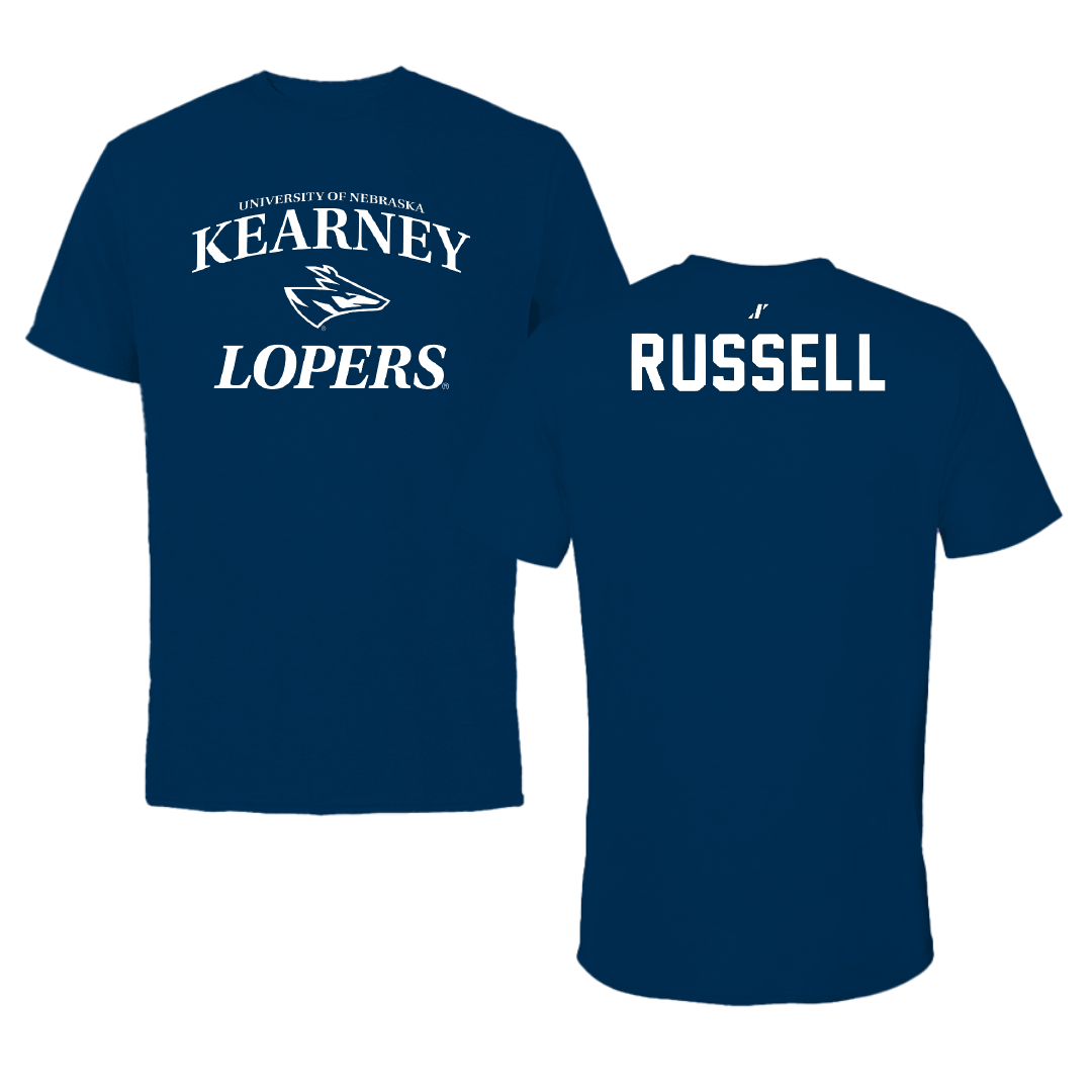 University of Nebraska at Kearney TF and XC Navy General Performance Tee - Brianna Russell