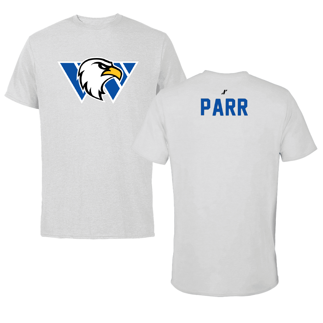 Williams Baptist University Golf Light Gray Tee - Tyler Parr