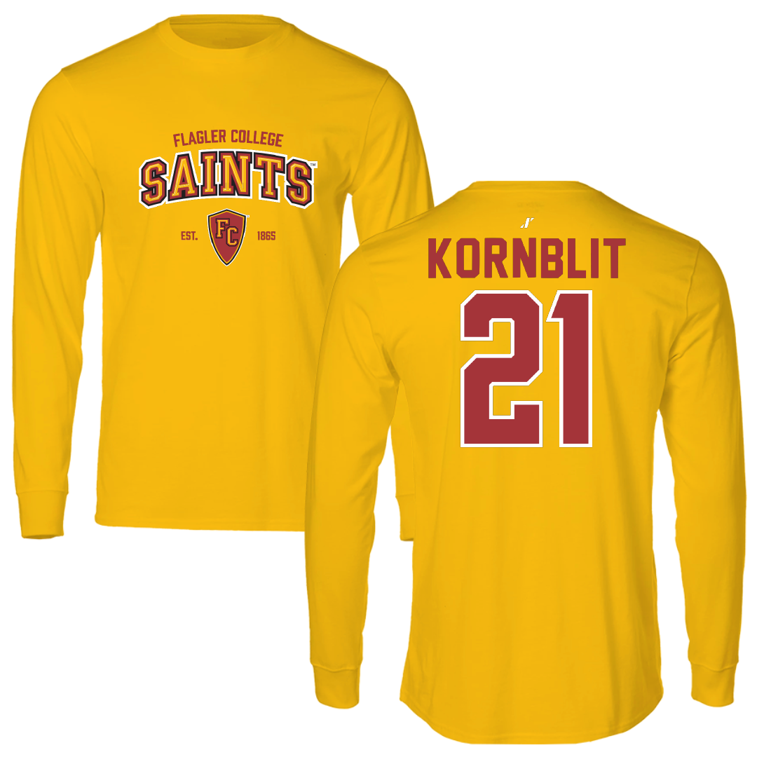 Flagler College Soccer Gold General Long Sleeve - #21 Molly Kornblit