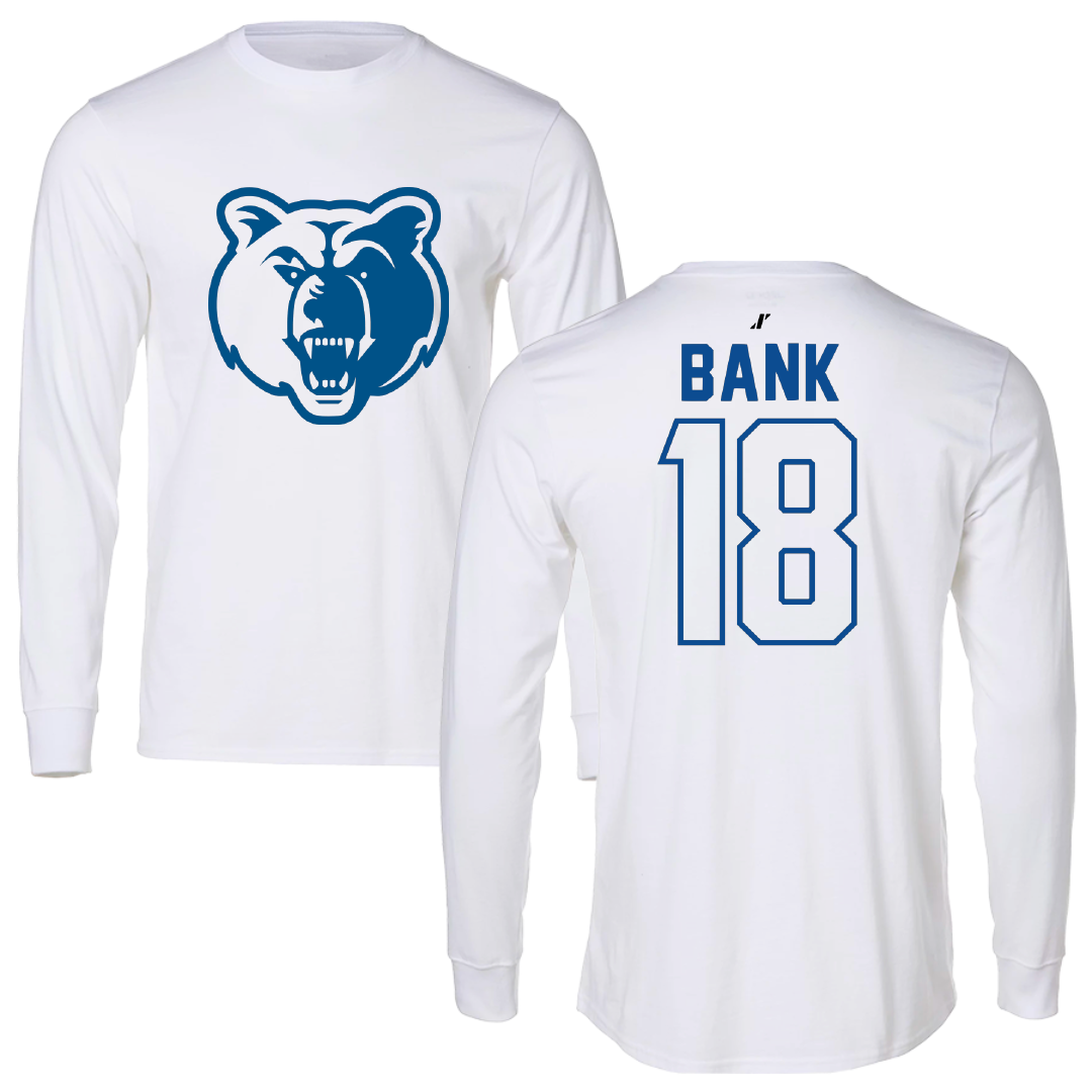 Salt Lake Community College Softball White Performance Long Sleeve - #18 Cassidy Bank