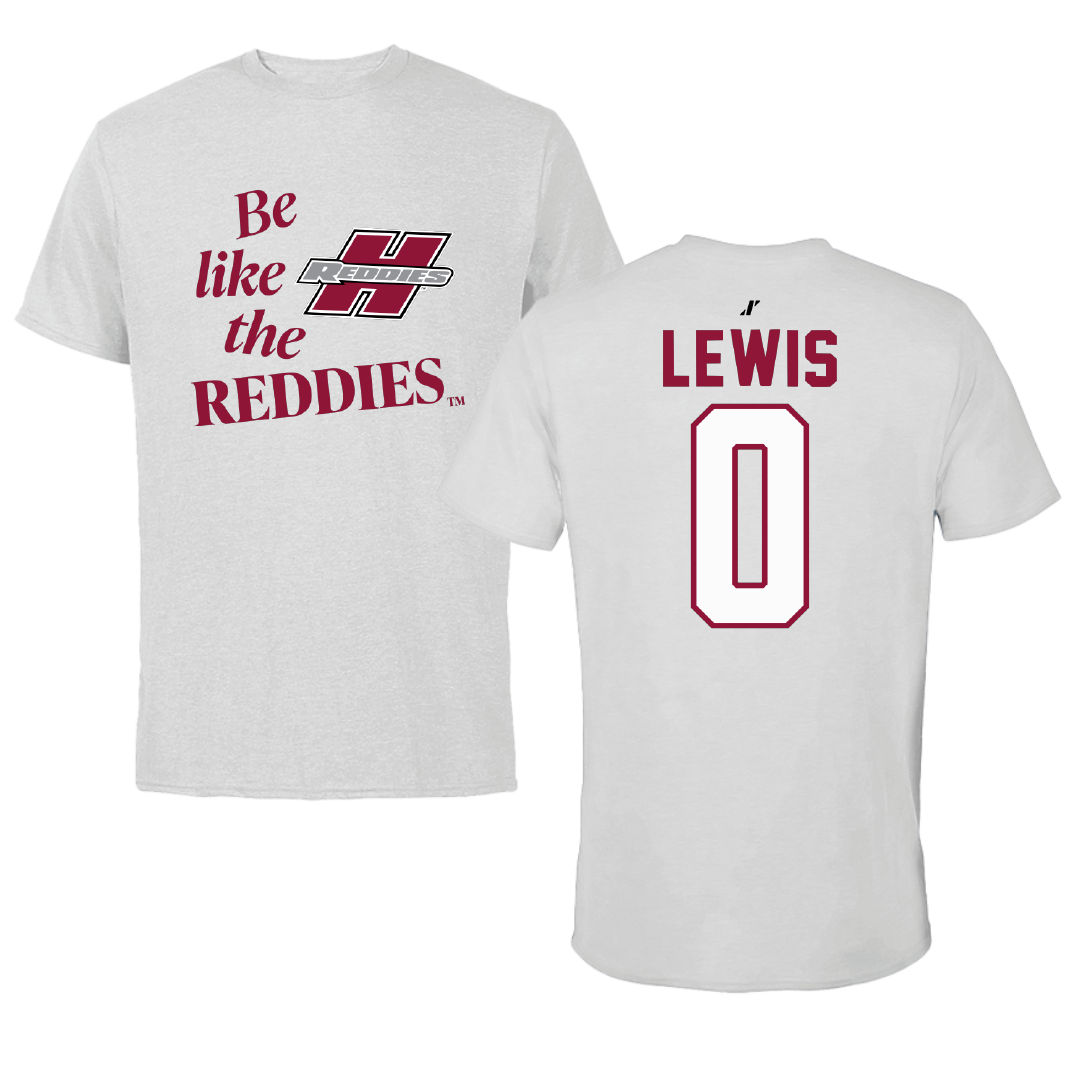 Henderson State University Football Light Gray Be Like Us Tee - #0 Gary Lewis