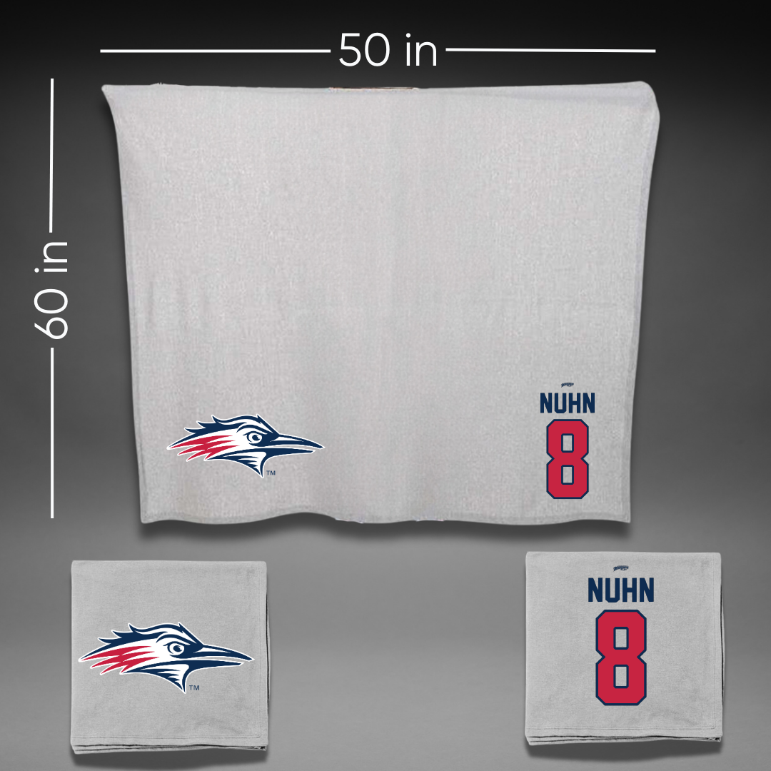 Metropolitan State University of Denver Soccer Gray Blanket - #8 Kailani Nuhn