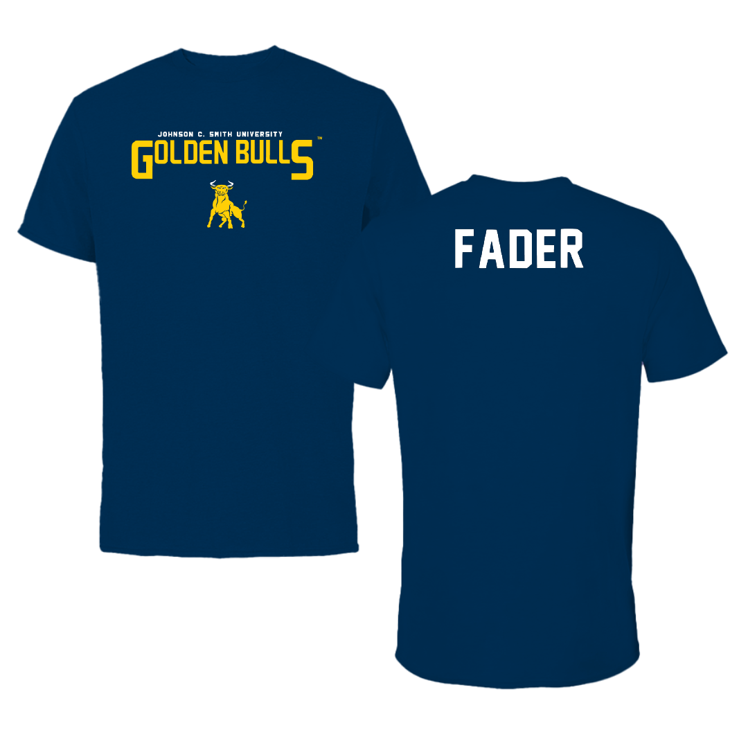 Johnson C. Smith University Golf Navy Tee - Dillon Fader