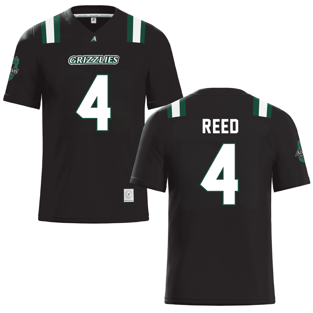 Adams State University Black Football Jersey - #4 Jaylin Reed