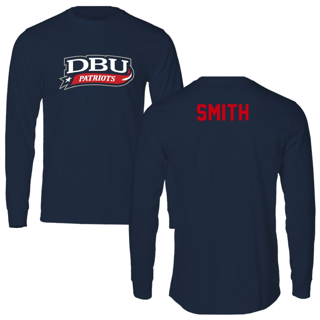 Dallas Baptist University TF and XC Navy Long Sleeve - Autumn Smith